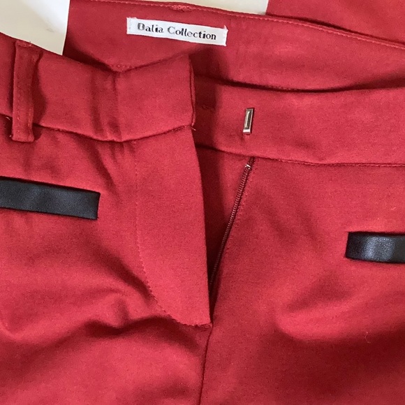 NWT, red knit leggings - Picture 6 of 8